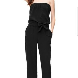 Ann Taylor Straples Jumpsuit sz L  very flattering